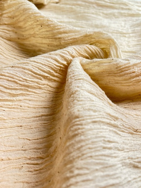 Bürümcük Fabric: Turkish Crinkle Cotton & Silk | Anatolian Textures