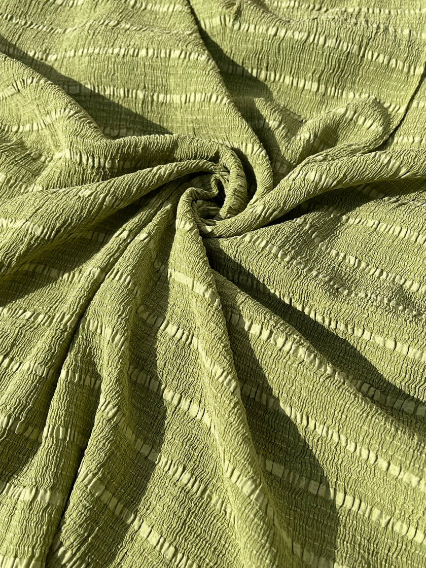 Stretchy Silk, Crinkle Silk.