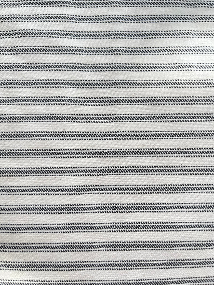 Heavy Weight Softened Cotton Fabric By The Yard - Upholstery Striped 280/m2
