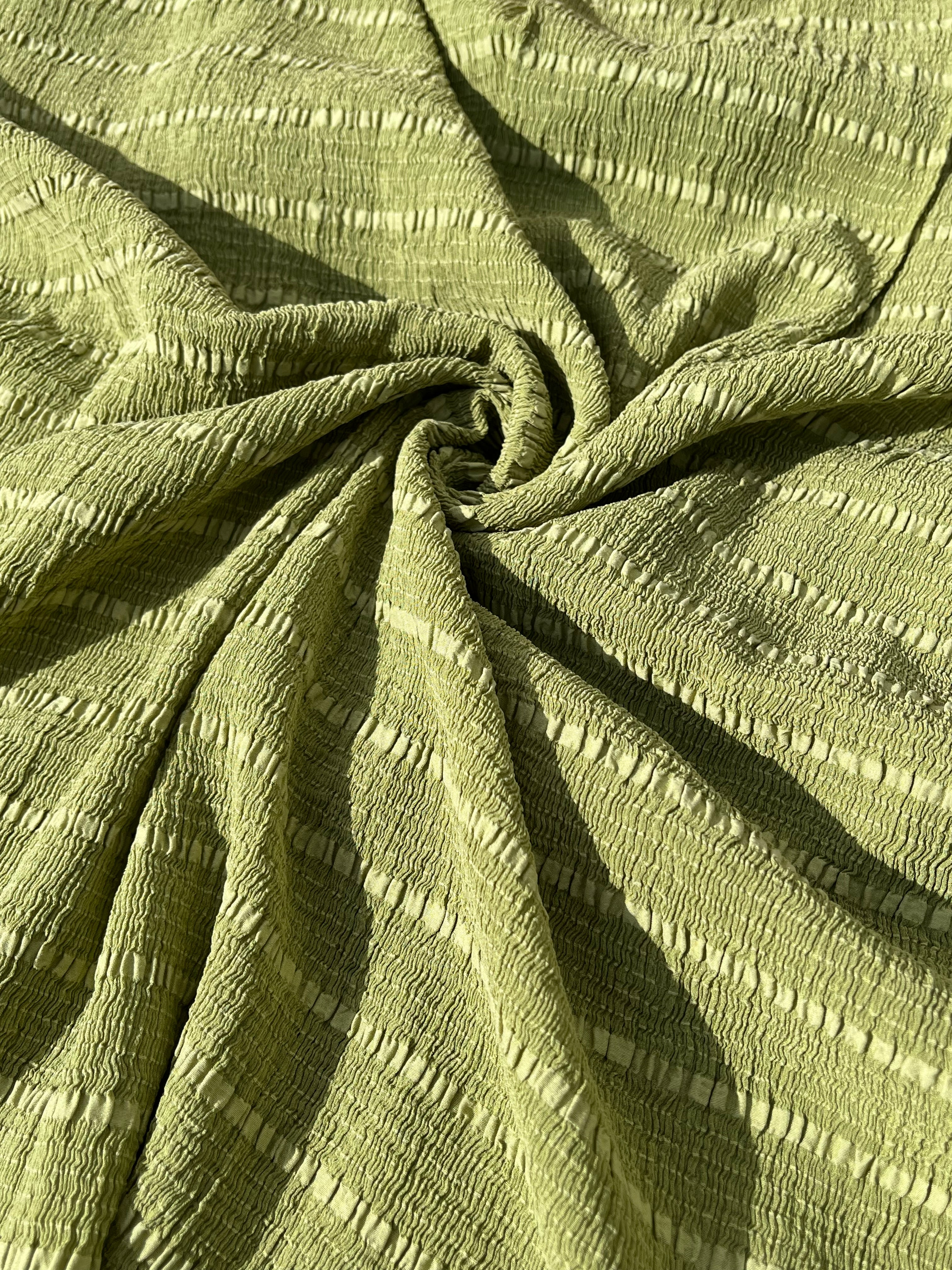 Stretchy Silk, Crinkle Silk.