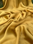 Gold Yellow Satin Pure Silk.