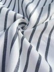 Heavy Weight Softened Cotton Fabric By The Yard- Upholstery Striped /400/gr