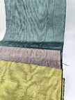 Sage Green Silk Fabric, Moire Silk Fabric, Silk By The Yard. Watermark Pattern.