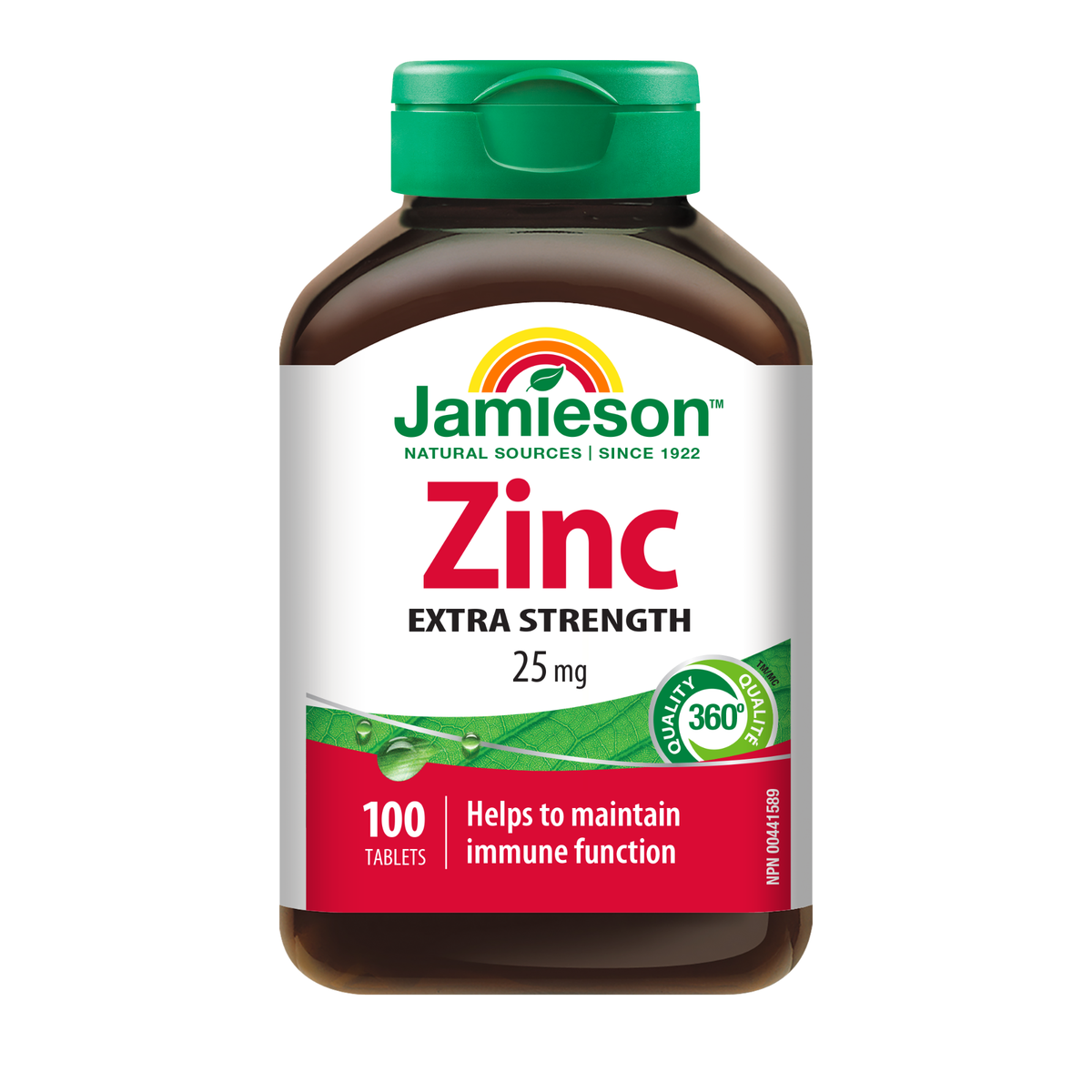 31000252 Jamieson Zinc 25 mg, 100 ct 31000252_MAIN