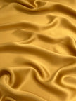 Gold Yellow Satin Pure Silk.