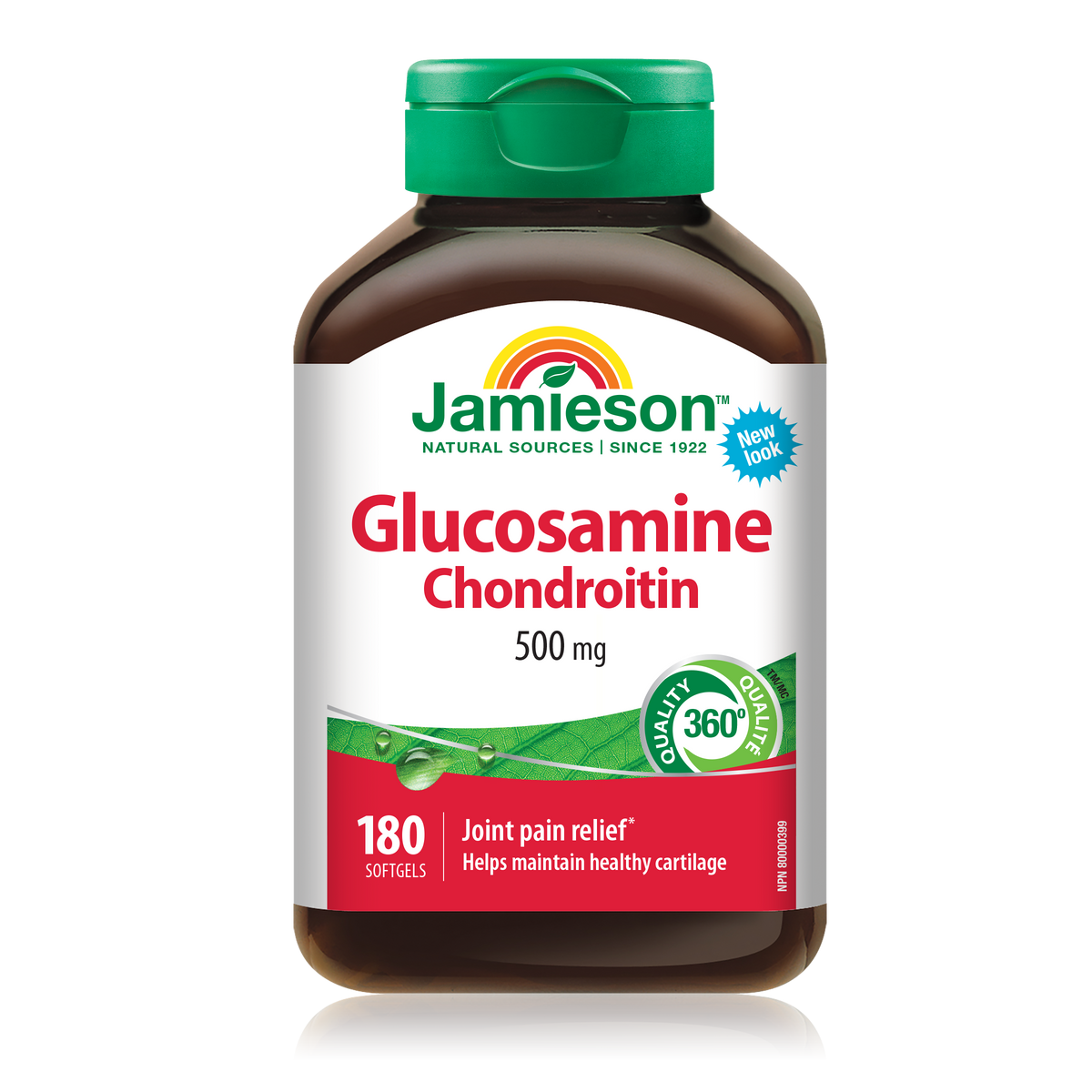 31000366 Jamieson Glucosamine Chondroitin 500 mg, 180 ct 4030_MAIN