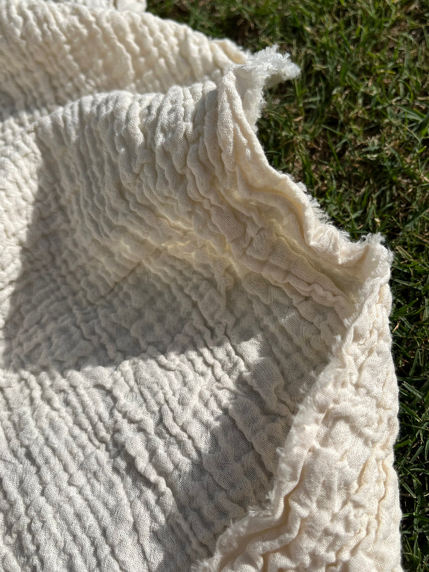 Extra Wrinkle And Soft Muslin Fabric By The Yard