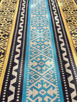 Ağır Gramajlı Kalın Jakarlı Pamuklu Kumaş Metre Başına 400/m2 - Döşemelik Geleneksel Anadolu Etnik Desenli - Döşemelik Kumaşlar. %70 Pamuk %30 Polyester - 140 cm Genişlik. Halı Dokuma. Çok Renkli Seçenekler, Sarı Mavi, Kırmızı Siyah Renk.