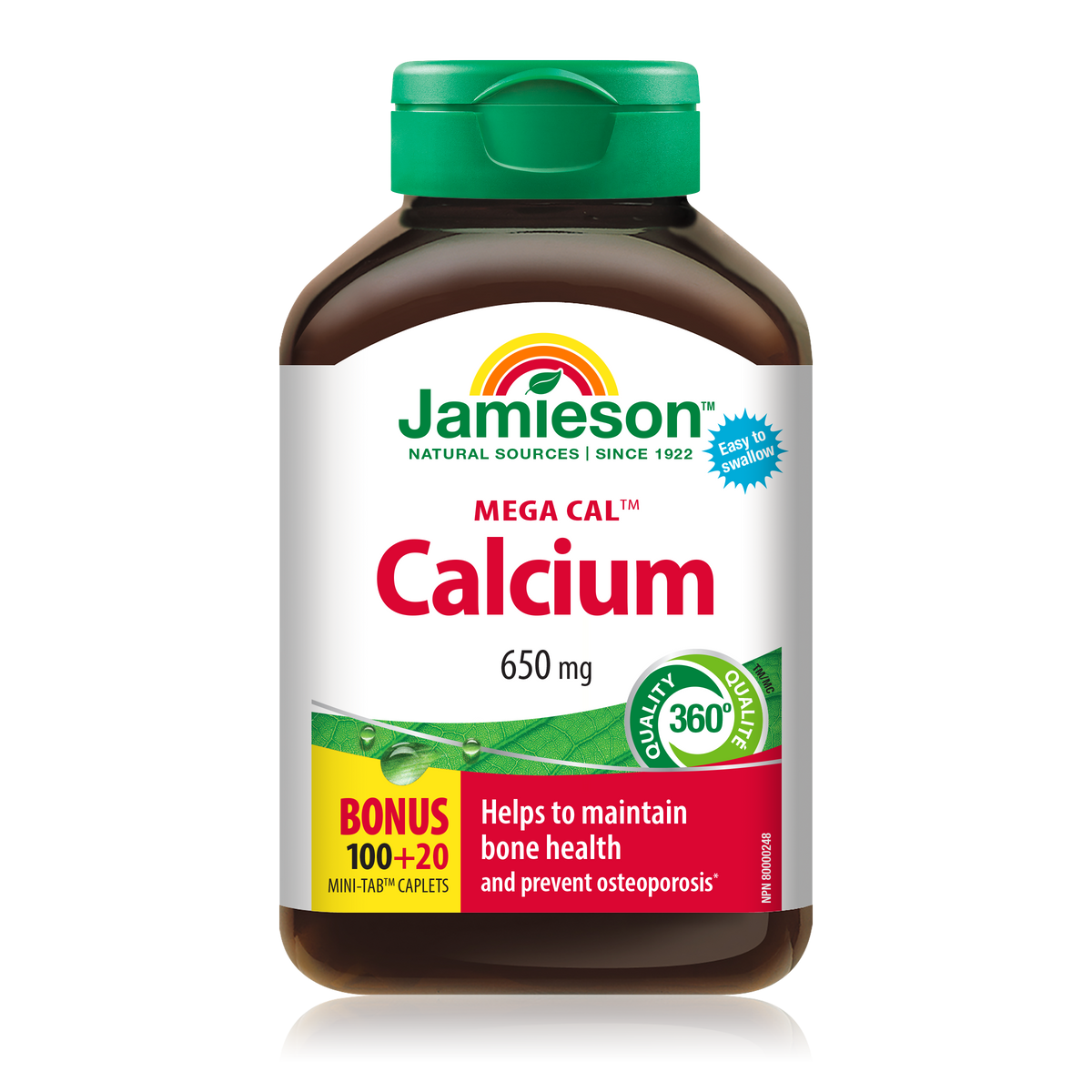 31000400 Jamieson Mega Cal Calcium 650 mg, 120 ct 4870_MAIN
