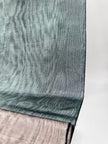 Sage Green Silk Fabric, Moire Silk Fabric, Silk By The Yard. Watermark Pattern.