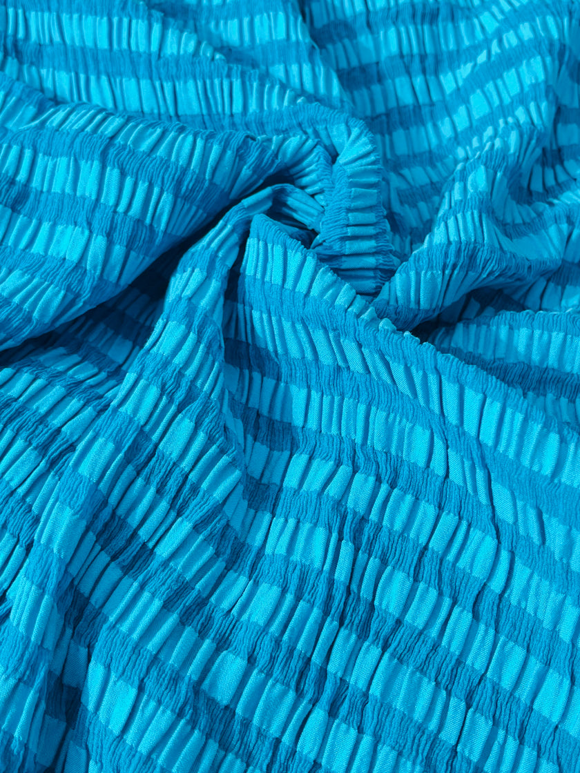 Stretchy Gingham Patterned Silk, Plaid Silk, Crinkle Silk, Seersucker Silk.