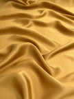 Gold Yellow Satin Pure Silk.