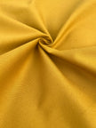 Mustard Yellow Heavy Weight Softened Thick Cotton Fabric By The Yard.