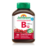 Jamieson vitamine B12 1 000 mcg à dissolution rapide