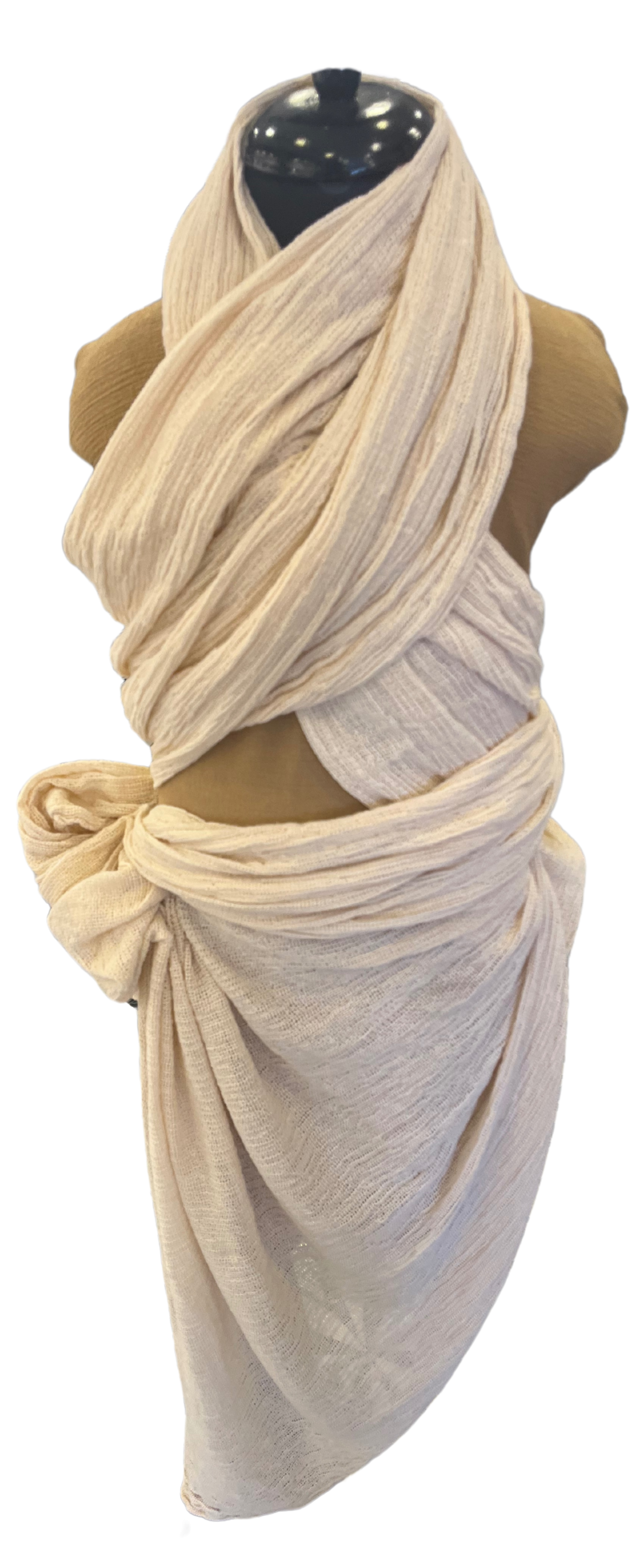 Knitted Mesh Cotton Softened Organic Fabric.