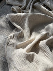 Linen Muslin Fabric. - Organic Muslin Fabric - Baby Cotton Muslin -