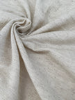Neutral Unbleached Linen Organic Cotton Blended Fabric By The Meter.
