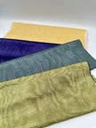 Sage Green Silk Fabric, Moire Silk Fabric, Silk By The Yard. Watermark Pattern.