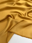 Gold Yellow Satin Pure Silk.