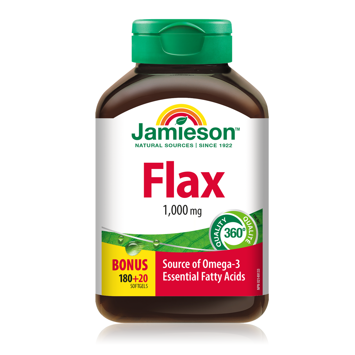 31000449 Jamieson Flax Oil 1,000 mg, 200 ct 6234_MAIN