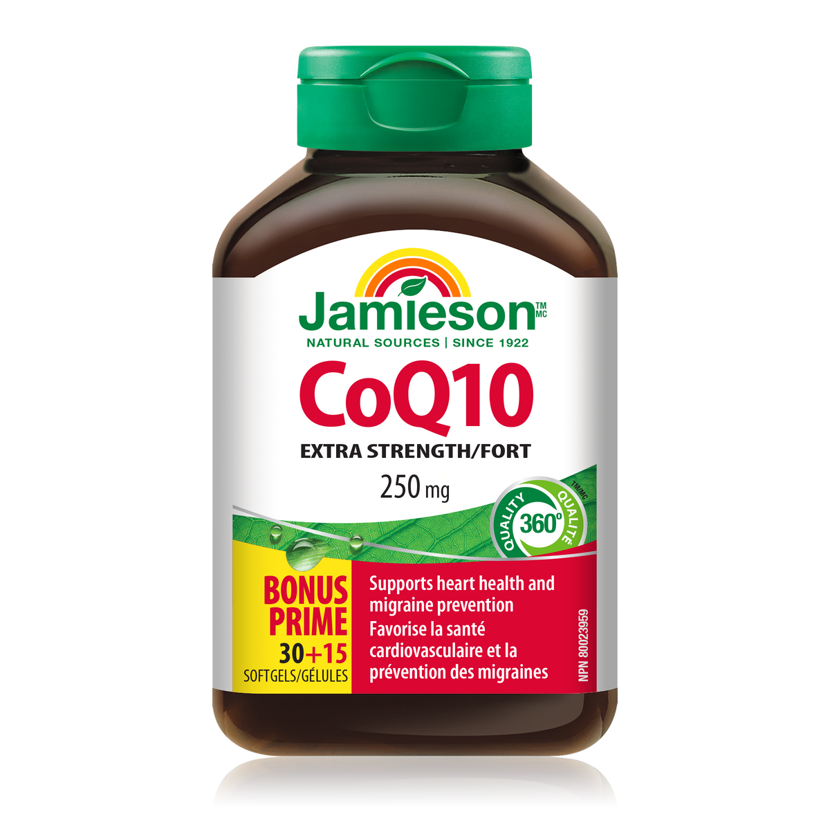 31000453 Jamieson CoQ10 250mg 45 Softgels 6448_R2114_CoQ10_ES_160cc_BTL_MAIN