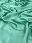 Spearmint Green Satin Pure Silk, Silk By The Yard.