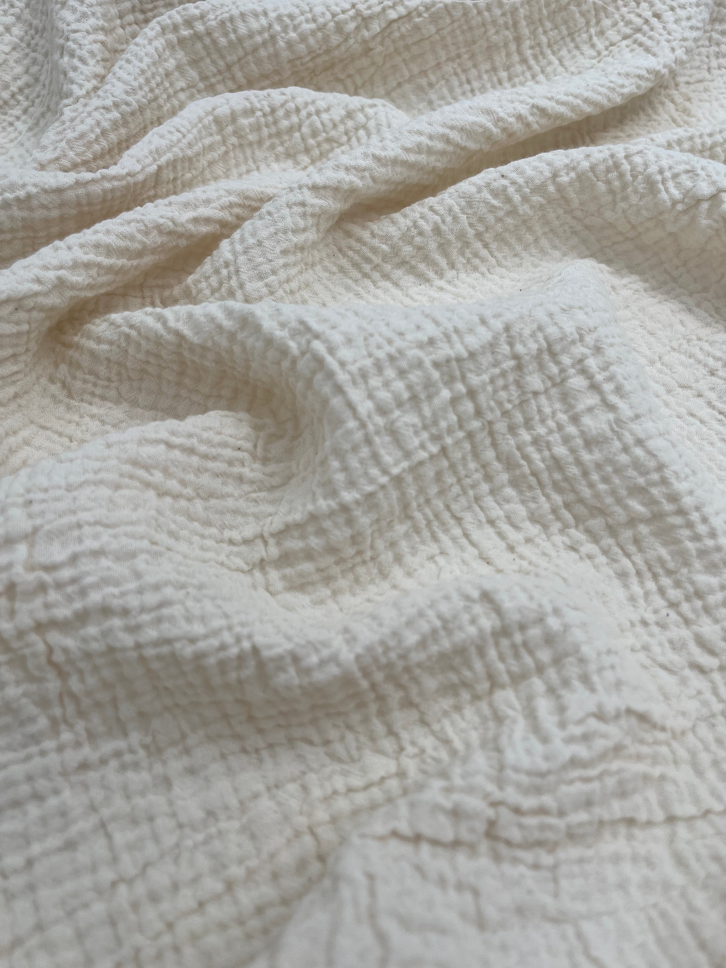 Extra Wrinkle And Soft Muslin Fabric By The Yard