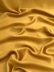 Gold Yellow Satin Pure Silk.