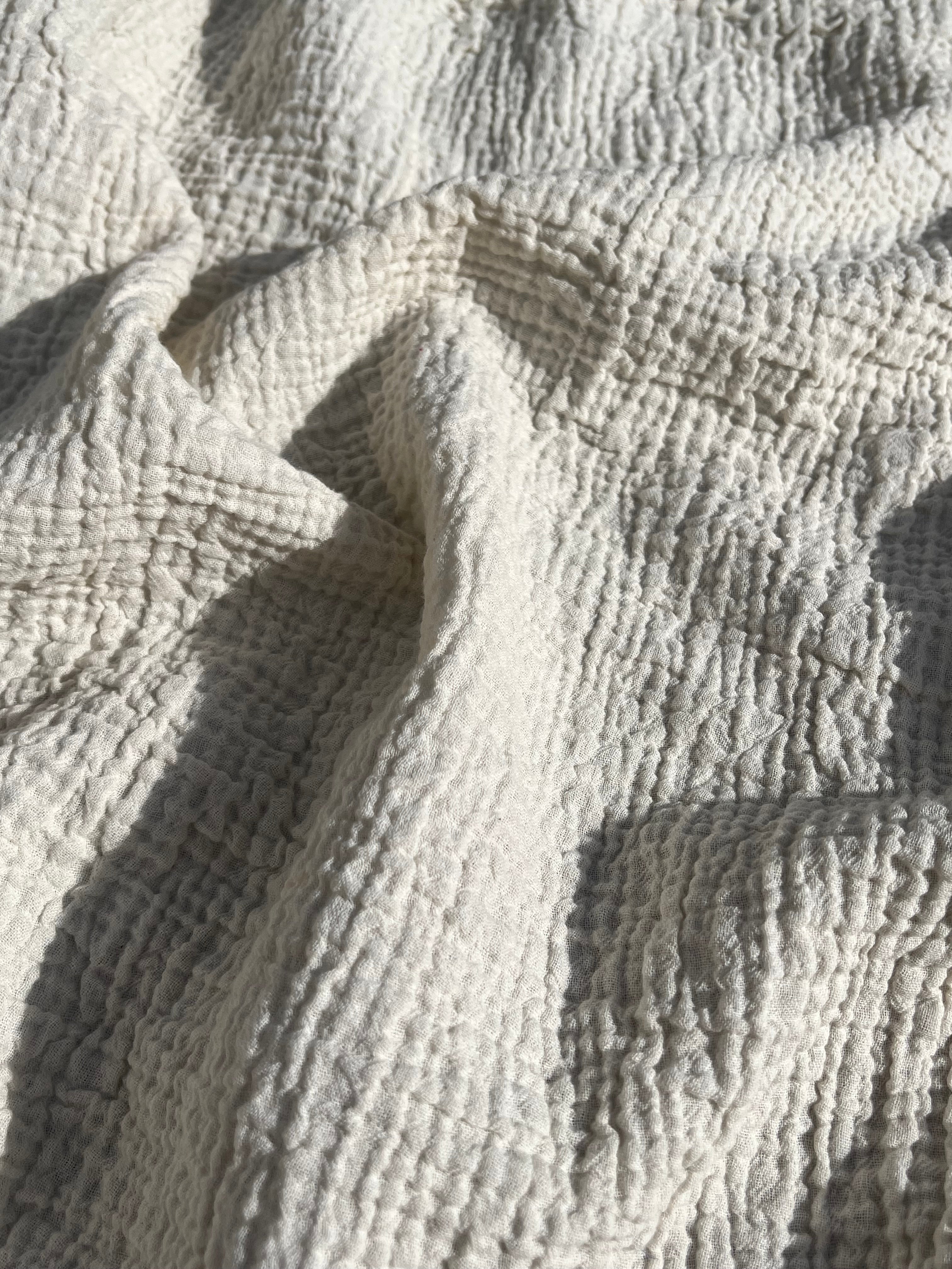 Extra Wrinkle And Soft Muslin Fabric By The Yard