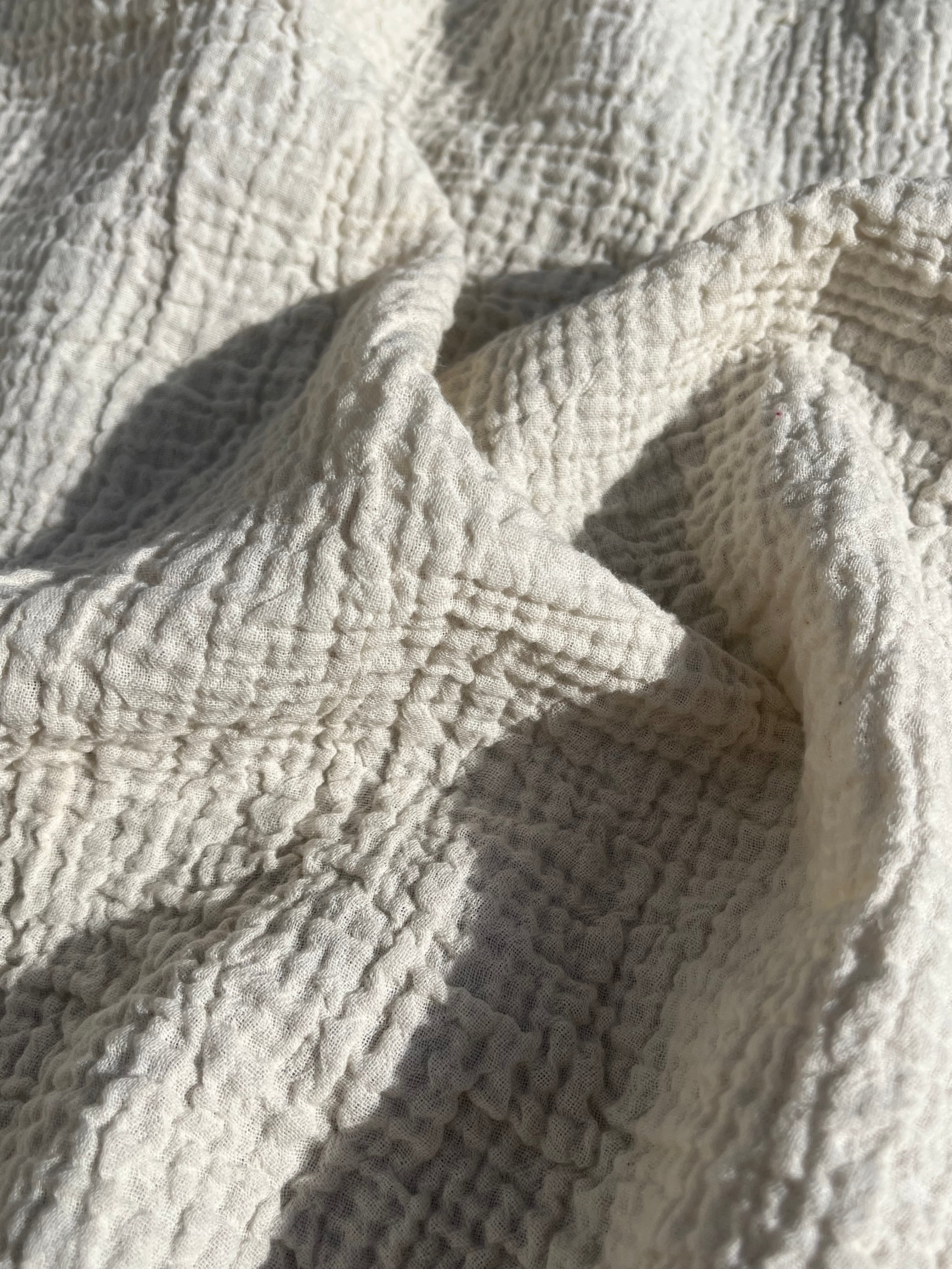 Extra Wrinkle And Soft Muslin Fabric By The Yard