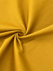 Mustard Yellow Heavy Weight Softened Thick Cotton Fabric By The Yard.