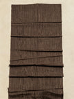 Light Brown Moire Kutnu Silk Fabric – Handwoven Ottoman Watermark Textile | Luxury Upholstery & Interior Design Fabric