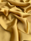 Gold Yellow Satin Pure Silk.