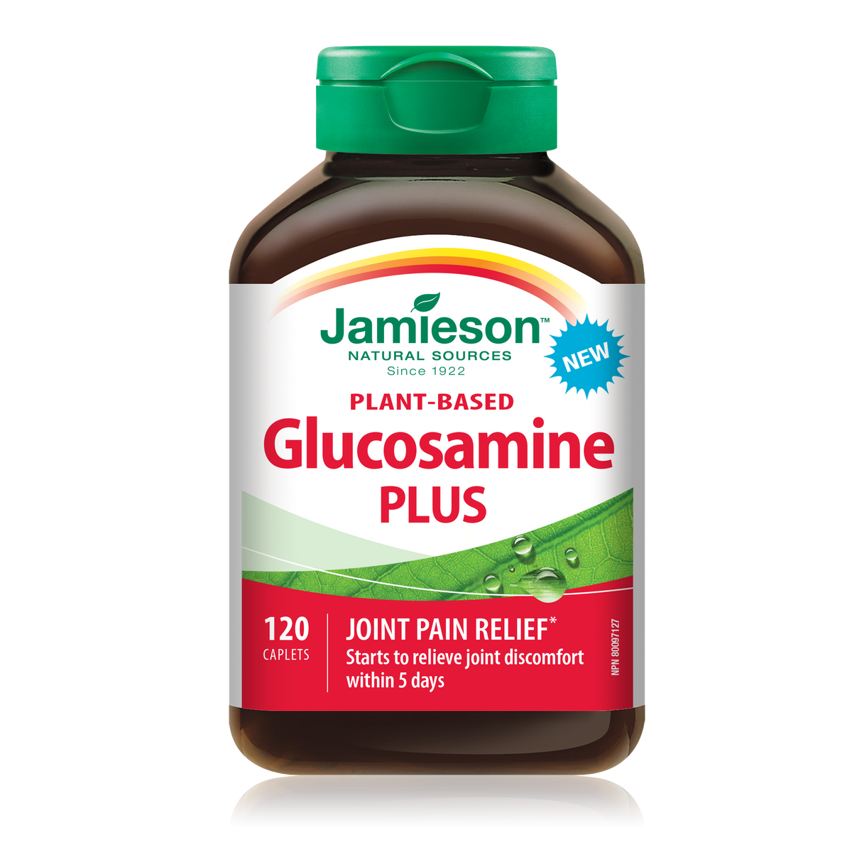 31000991 Jamieson Plant-Based Glucosamine Plus, 120 ct 9264_MAIN