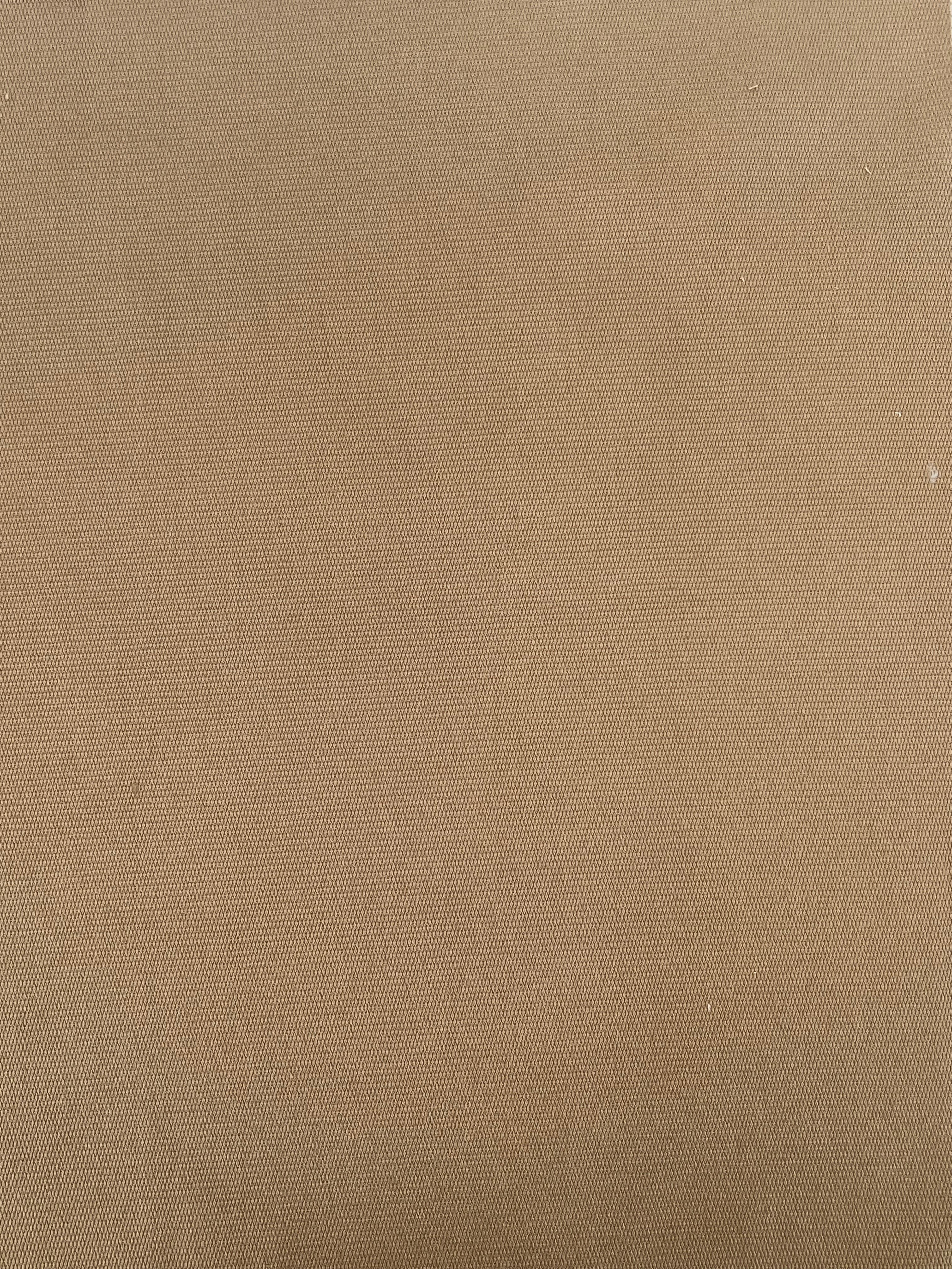 Tissu en coton adouci lourd par cour 400/m2 - Rembourrage Beige Foncé Style Français - Tissus d'ameublement naturels. %100 Coton - 150 cm de largeur