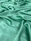 Spearmint Green Satin Pure Silk, Silk By The Yard.