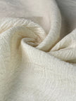 Ivory Unbleached Gauze Organic Cotton Fabric By The Meter.
