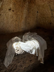 Ivory Unbleached Gauze Organic Cotton Fabric By The Meter.