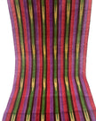 Purple Red Ikat Striped Silk Home Textile Interior Fabrics.