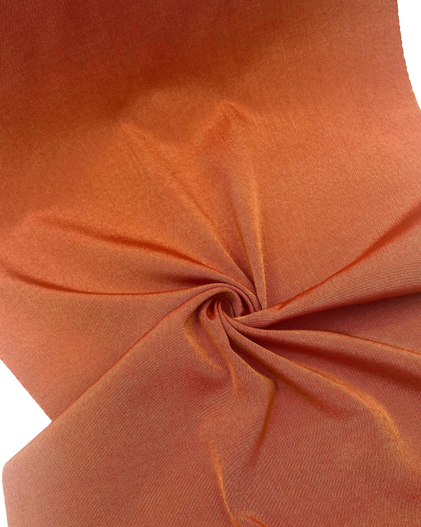 Orange Luxurious Silk Moire Home Textile Interior Fabrics.