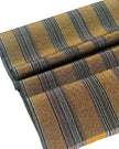 Gold Striped Silk Home Textile Interior Fabrics.