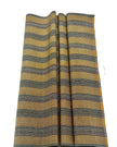 Gold Striped Silk Home Textile Interior Fabrics.
