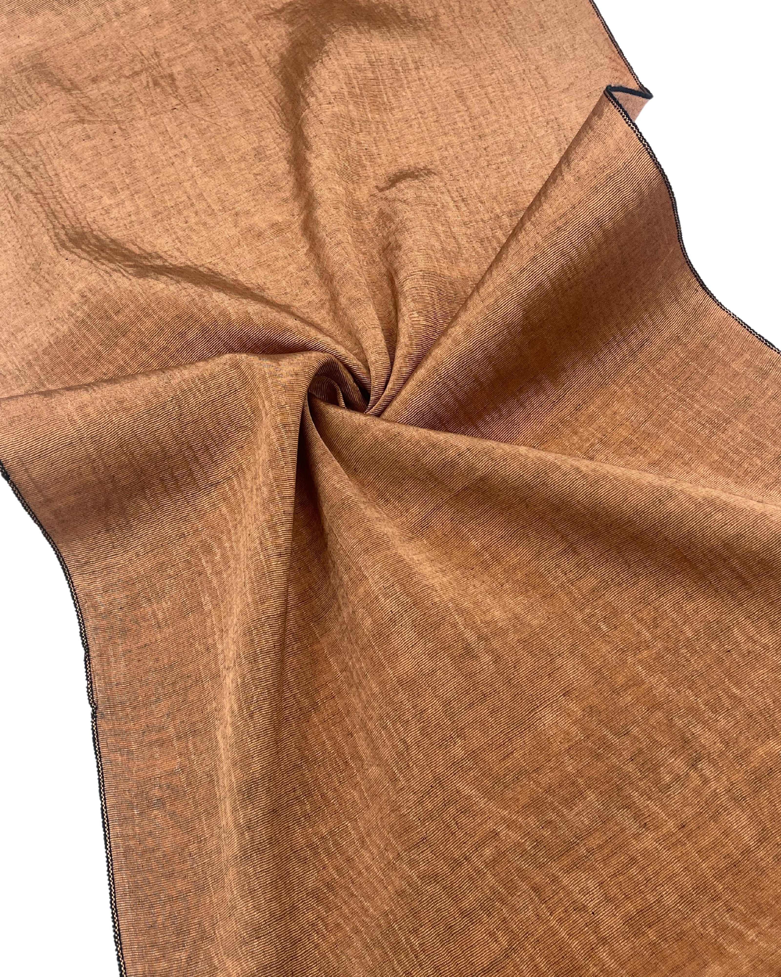 Brown Silk Moire Home Textile Interior Fabrics, Watermark Patterns.