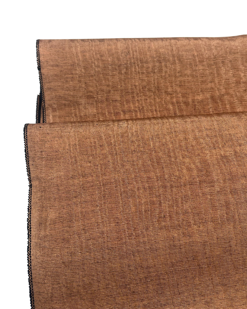 Brown Silk Moire Home Textile Interior Fabrics, Watermark Patterns.