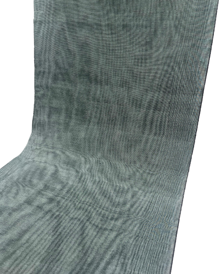 Sage Green Silk Fabric, Moire Silk Fabric, Silk By The Yard. Watermark Pattern.