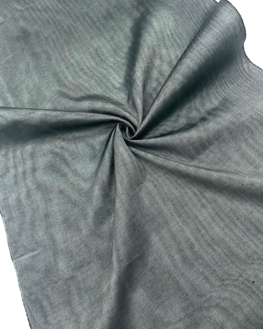 Sage Green Silk Fabric, Moire Silk Fabric, Silk By The Yard. Watermark Pattern.