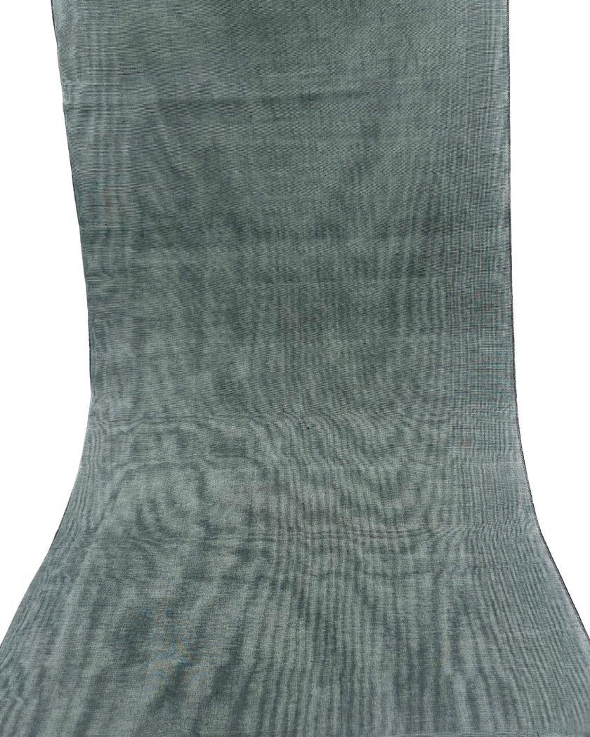 Sage Green Silk Fabric, Moire Silk Fabric, Silk By The Yard. Watermark Pattern.