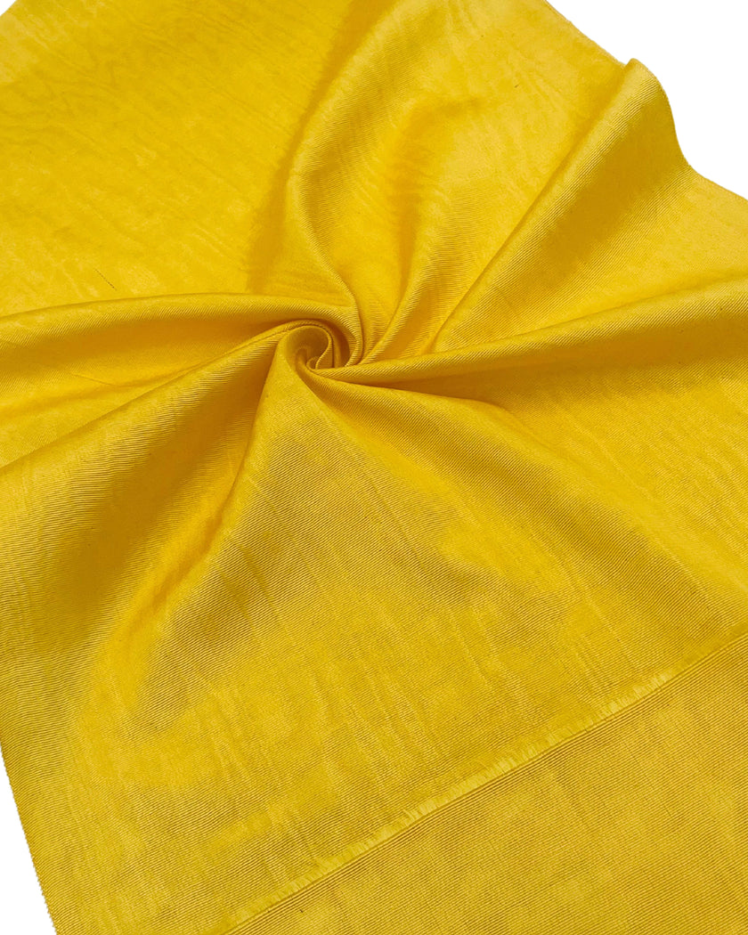 Yellow Silk Home Textile Interior Fabrics Watermark Patterns.