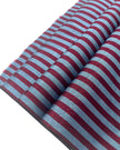 Rembourrage luxueux en soie rayé bleu bordeaux pour tête de lit ottoman, tissus d'intérieur pour textiles de maison : housses d'oreiller, motifs inspirés du kimono, motifs en filigrane.