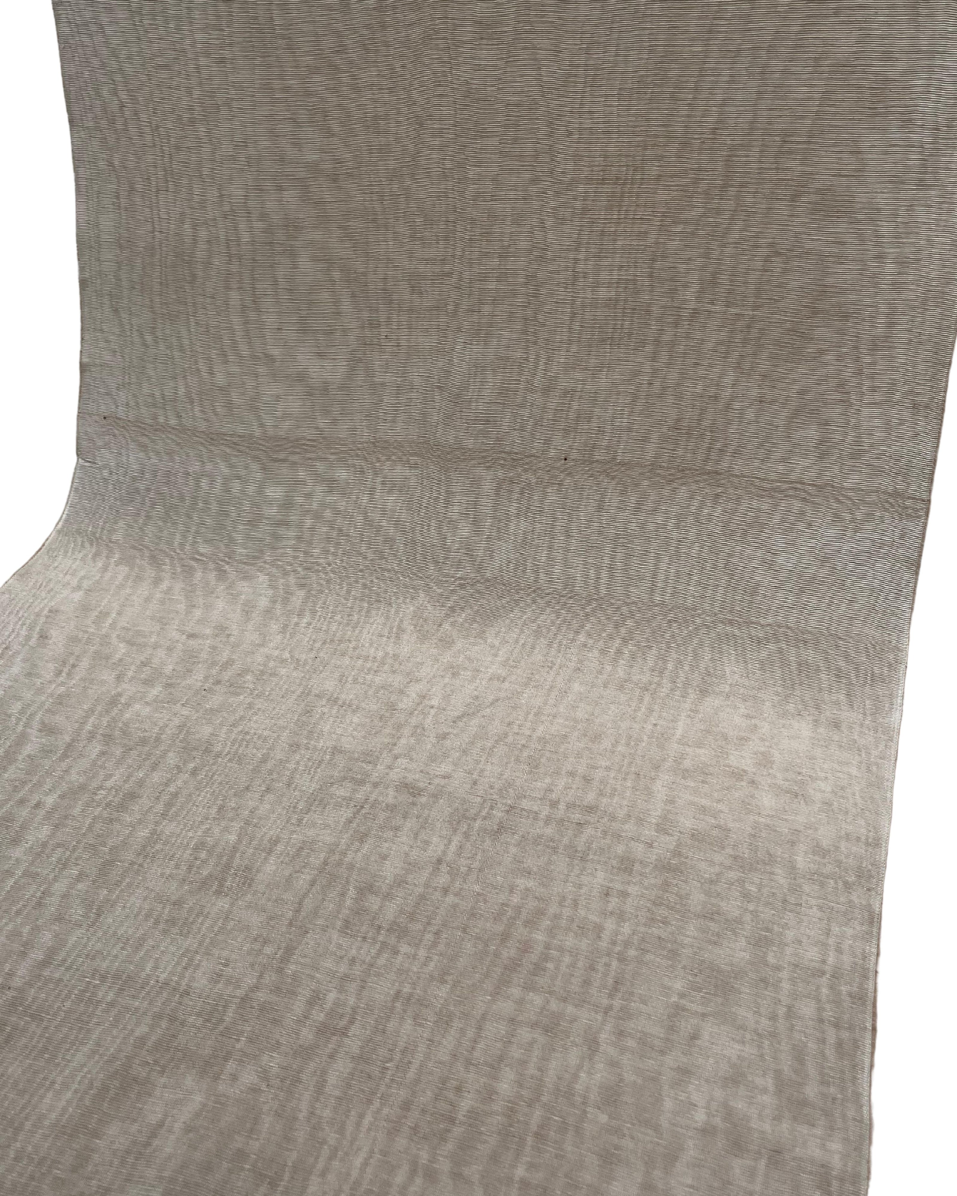Sand Beige Colour Silk Moire Home Textile Interior Fabrics, Watermark Pattern.